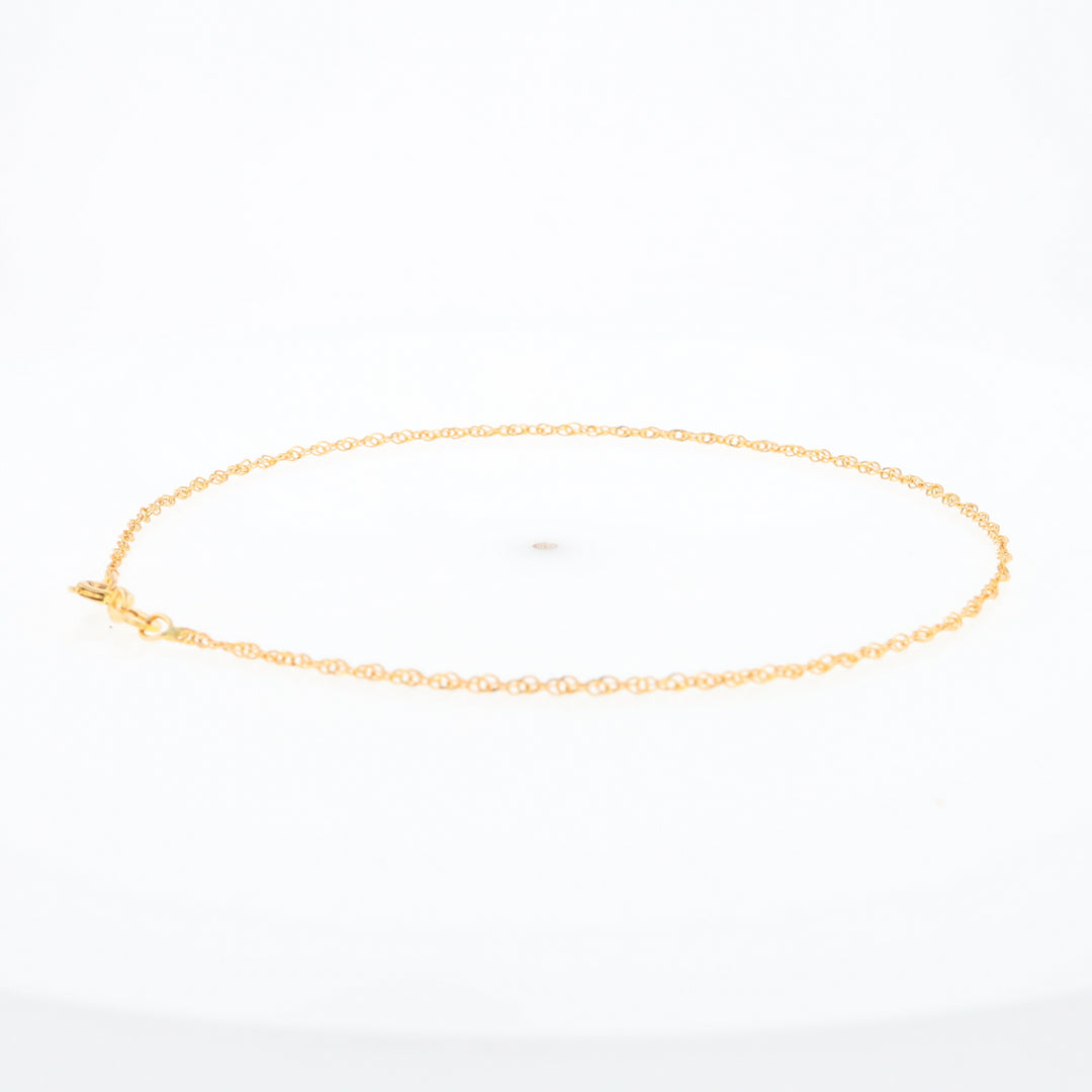 Gold Singapore Anklet