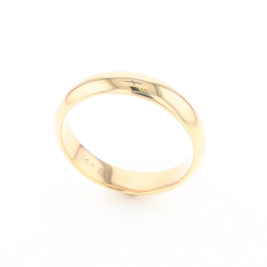 High Polished Comfort Fit Wedding Band