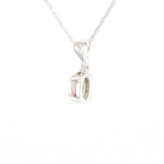 Gold Quartz Cabochon Necklace