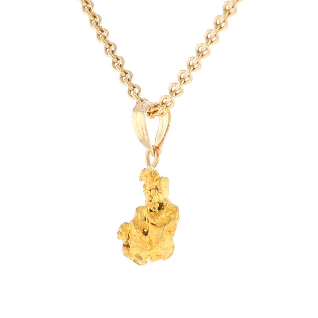 Natural Gold Nugget Pendant