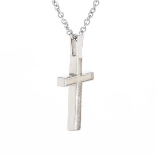 Sugilite 3 Section Inlaid Cross Pendant