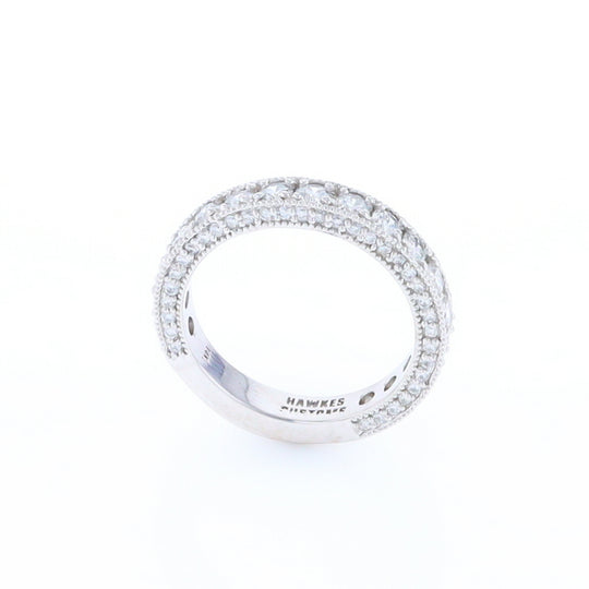 Diamond Encrusted Wedding Band