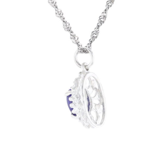 Silver Lapis Lazuli Pendant