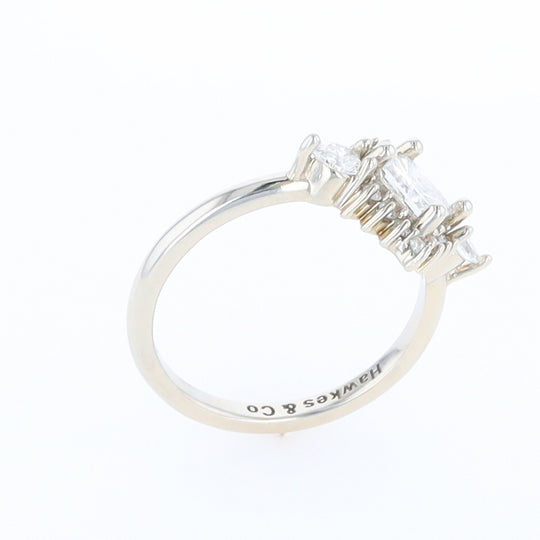 Princess Cut Diamond Framed Ring