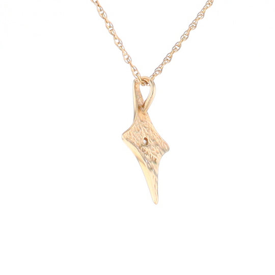 North Star Pendant Diamond Solitaire