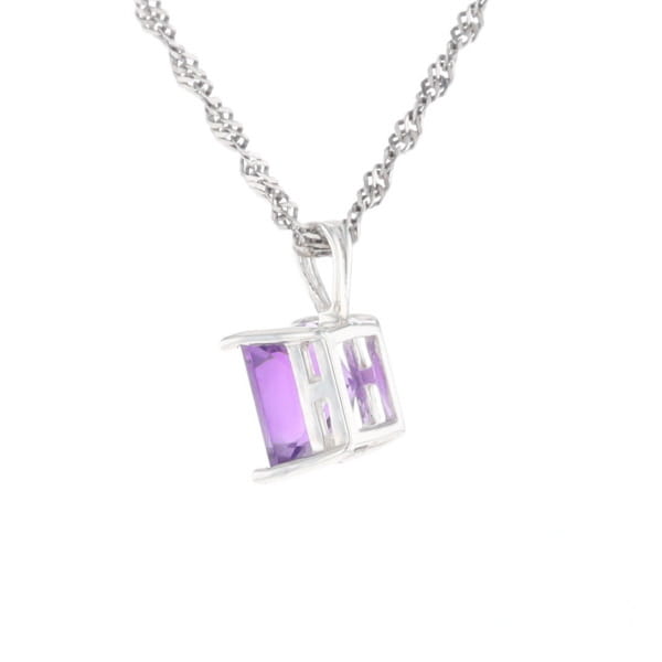 Amethyst Solitaire Pendant