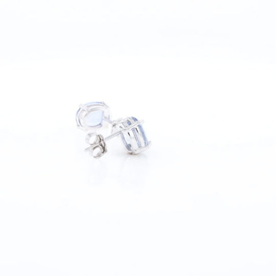 Ceylon Sapphire Stud Earrings