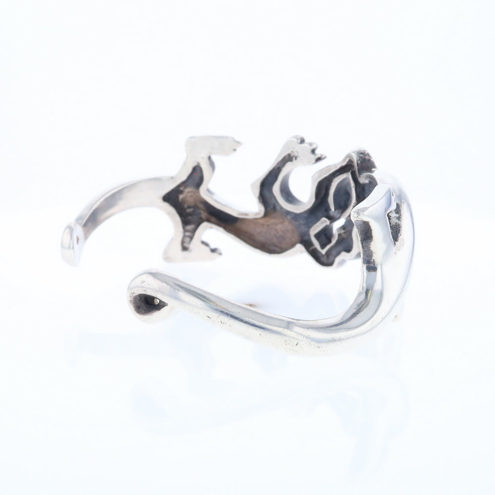 Sterling Silver Lizard Cuff Bracelet