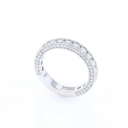 Diamond Encrusted Wedding Band