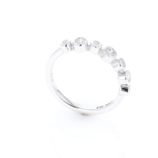 7-Stone Bezel Set Diamond ring