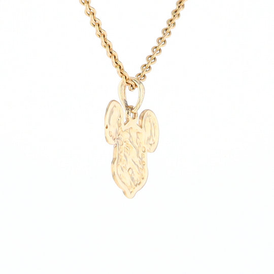 Gold Mickey Mouse Charm