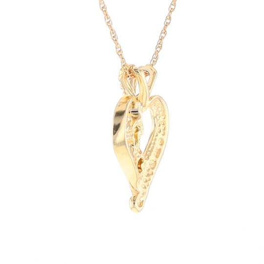 Black Hills Gold Open Heart Necklace