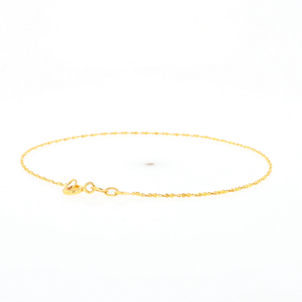 Gold Twist S Link Bracelet