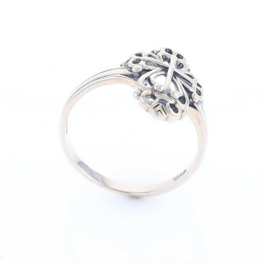 Openwork Cross Ring