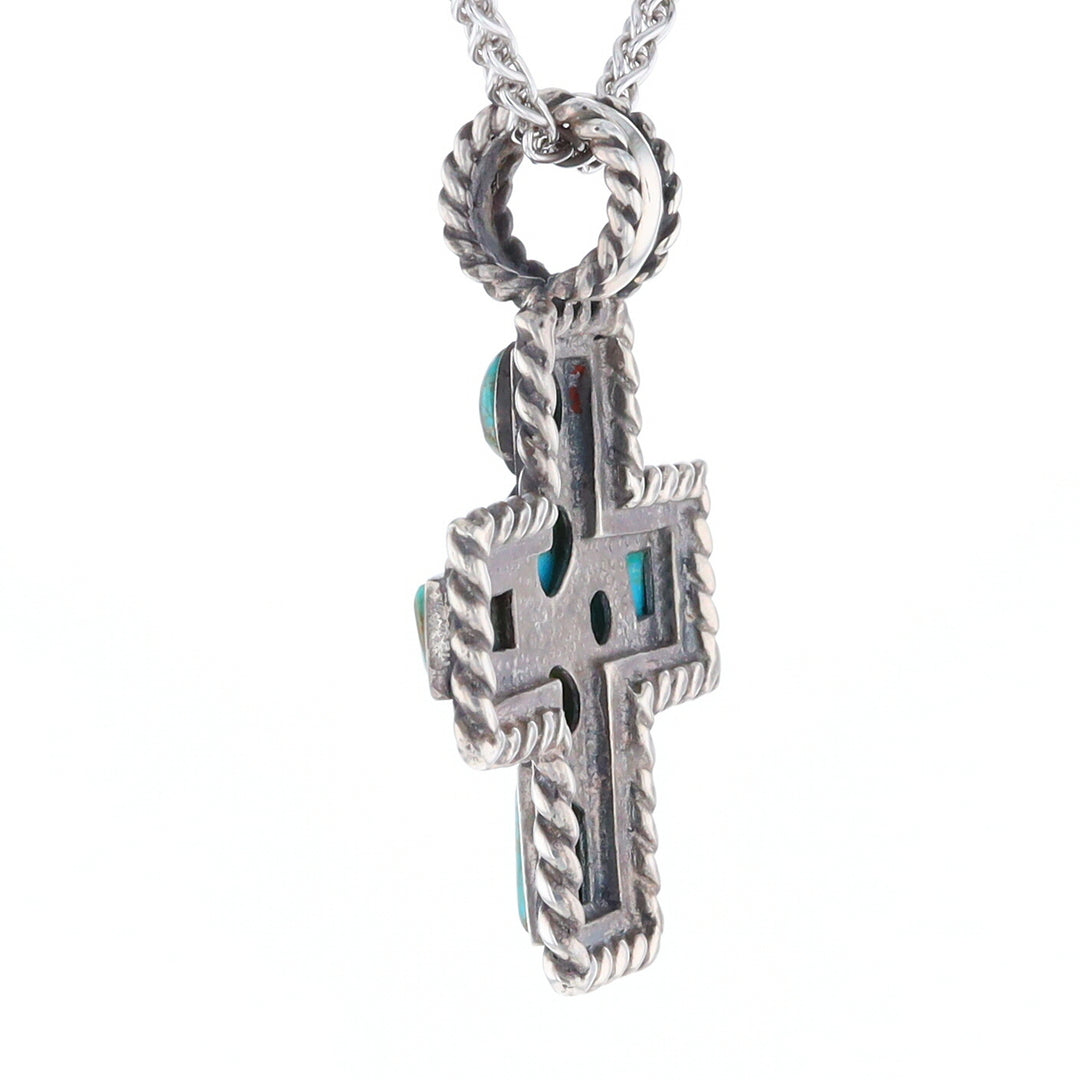 Turquoise Cross Pendant