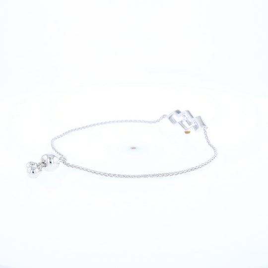 Bypass Diamond Bolo Bracelet