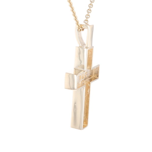 Meteorite Cross Pendant