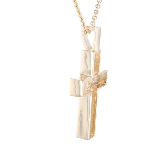 Meteorite Cross Pendant