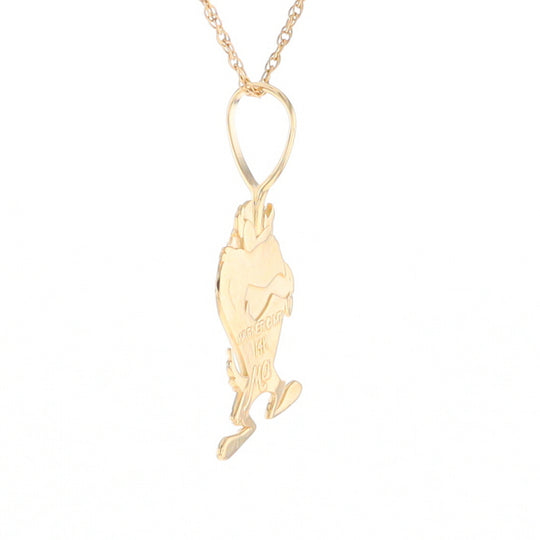 Gold Tasmanian Devil Charm