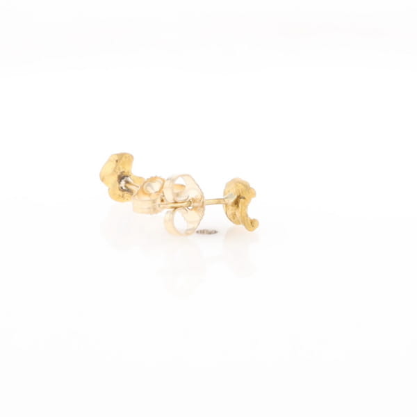 Natural Gold Nugget Earrings