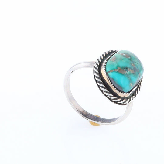 Bezel Set Turquoise Ring