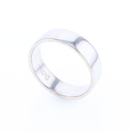 White Gold Wedding Band