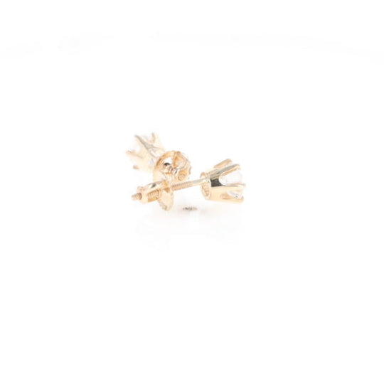 1.1ct 6-Prong Round Diamond Solitaire Studs