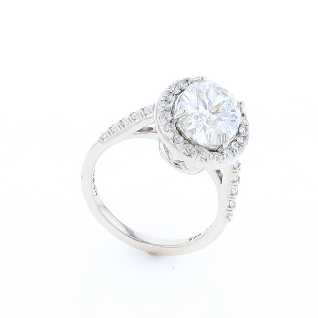 Diamond Halo Engagement Ring