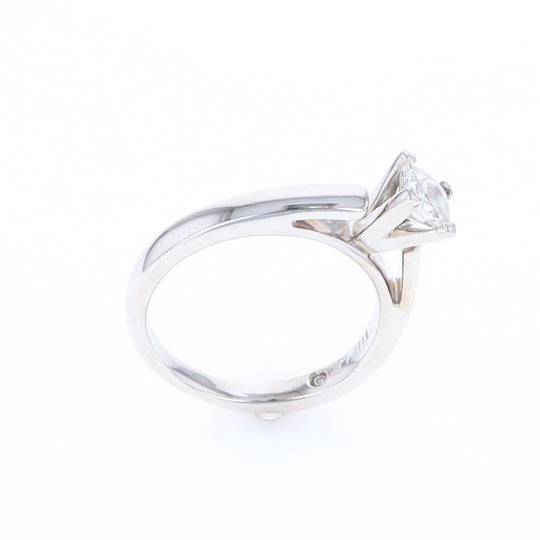 14kt White Gold Diamond Solitaire Engagement Ring