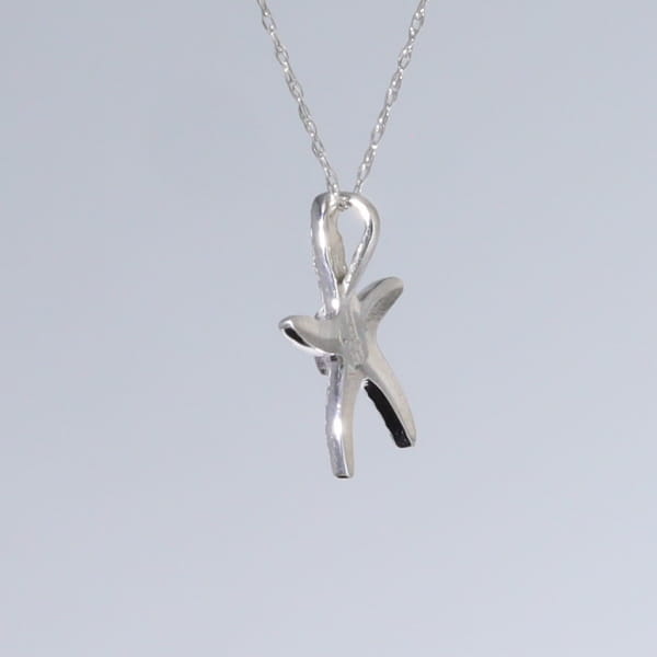 Opal Pendant Inlaid Realistic Star Fish Design
