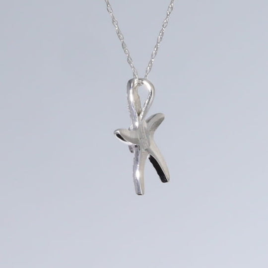Opal Pendant Inlaid Realistic Star Fish Design