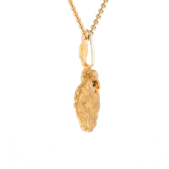 20K Natural Gold Nugget Pendant