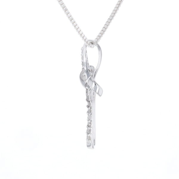 Open Loop Cross Necklace