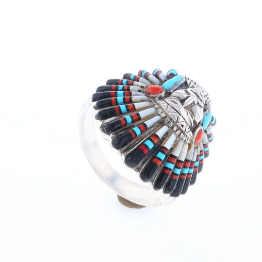 Native American Head Dress Ring