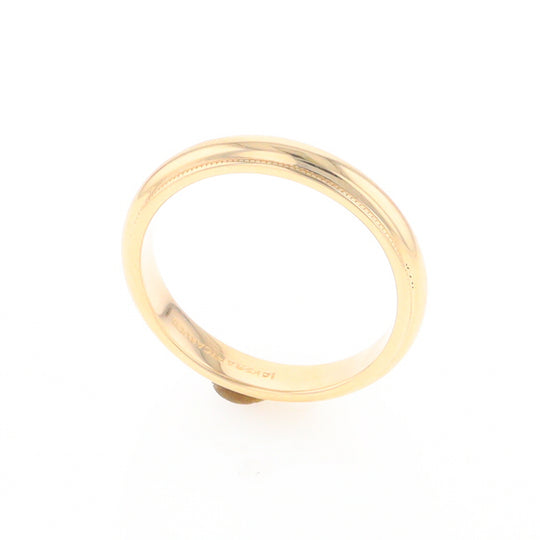 Milgrain Standard Fit Wedding Band