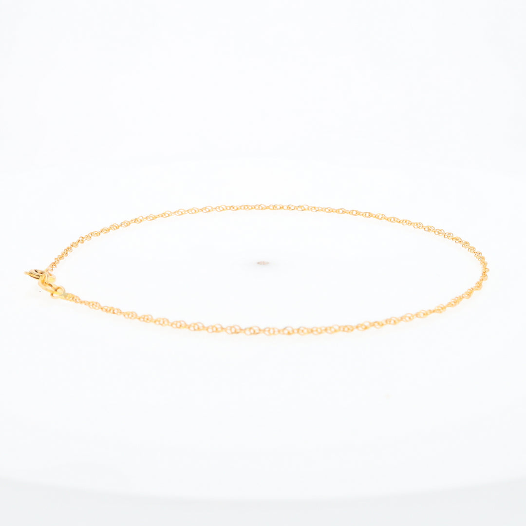 Gold Singapore Anklet