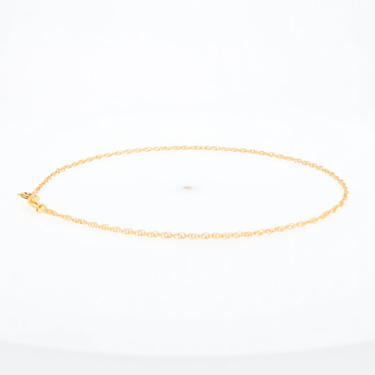 Gold Singapore Anklet