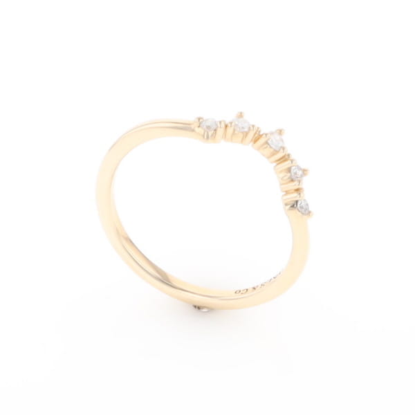 Yellow Gold Shadow Band