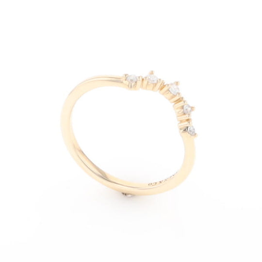 Yellow Gold Shadow Band