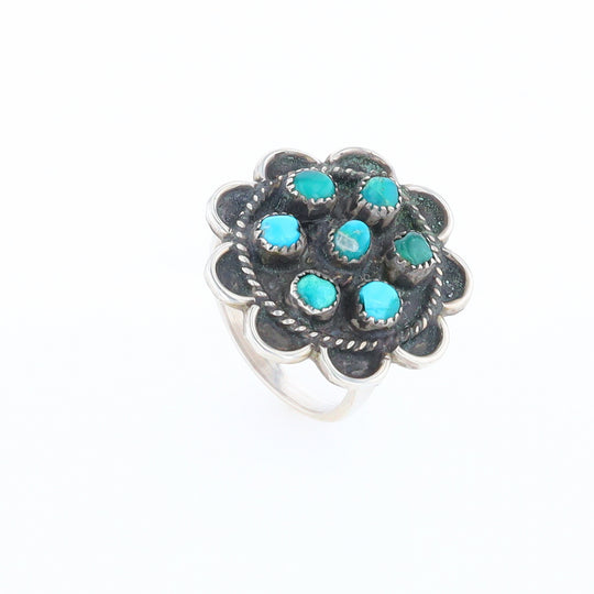 Turquoise Flower Ring