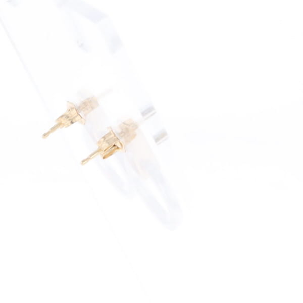 Gold Quartz Rectangle Inlaid Knocker Earrings - G2