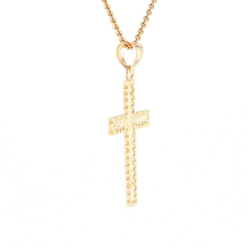 Textured Cross Pendant