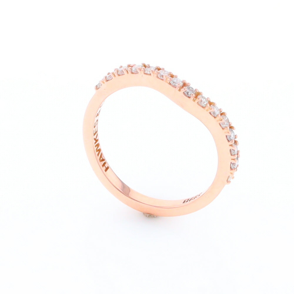 Rose Gold Diamond Wedding Band