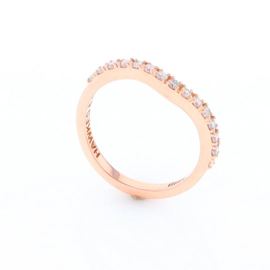 Rose Gold Diamond Wedding Band