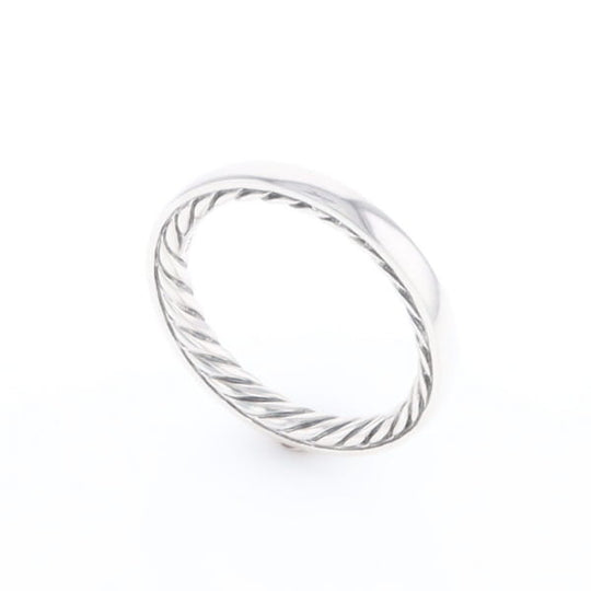 Sterling Silver Rope Decal Band