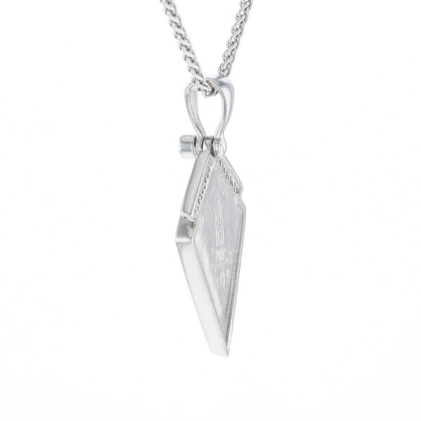 Onyx Kite Design Inlay .19Ctw Diamond Pendant