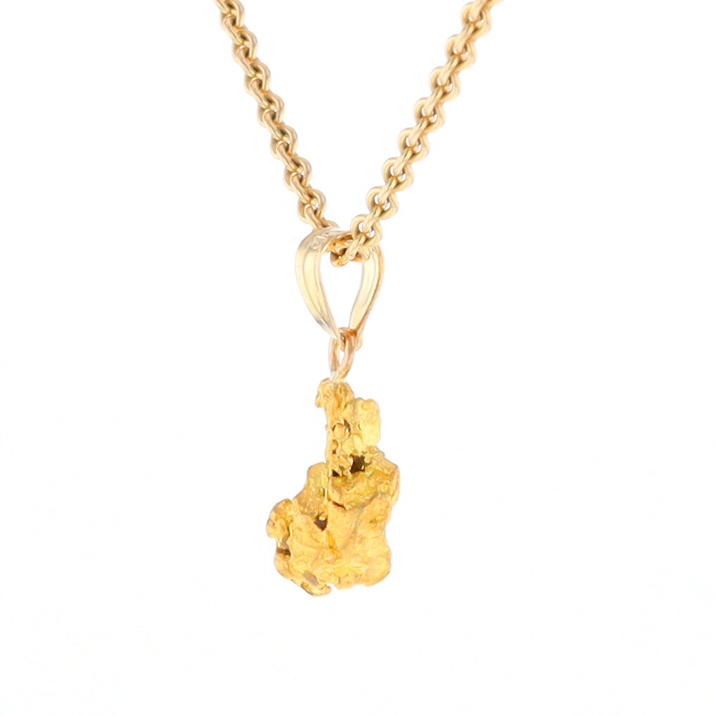 Natural Gold Nugget Pendant