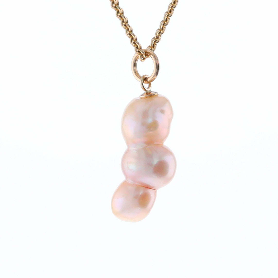 Baroque Triple Pearl Pendant