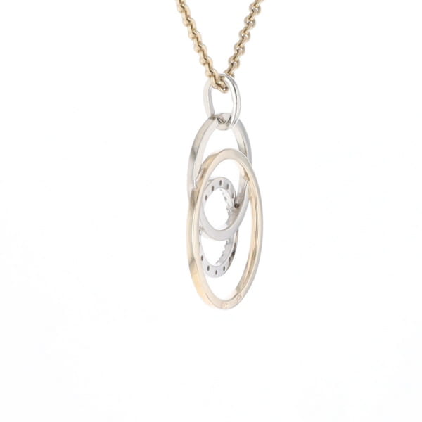 Two-Tone Interlocking Pendant