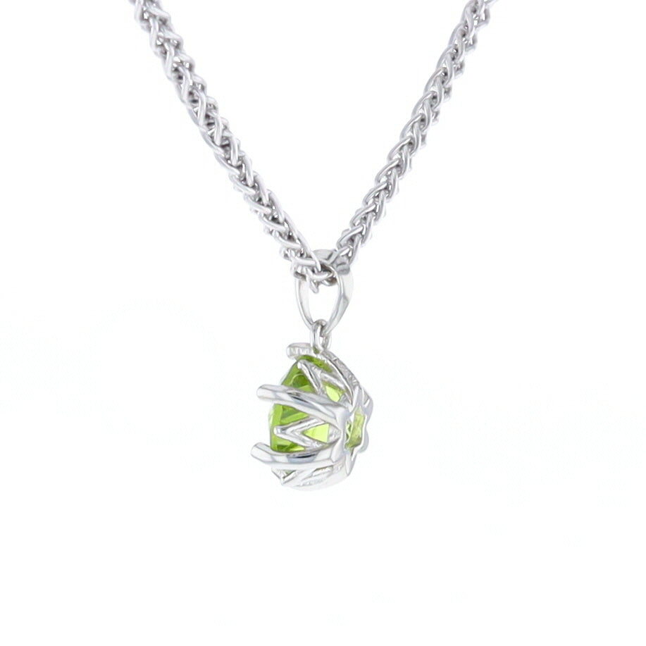 Solitaire Peridot Tulip Pendant